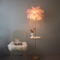 Ostrich Feather Floor Lamps Nordic Luxury Resin Floor Atmsphere Lamp For Home Decor Bedroom Sofa Corner Indoor Standing Lights